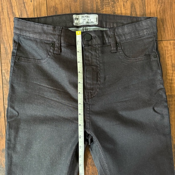 Free People Purple Glitter Skinny Jean - Picture 16 of 16